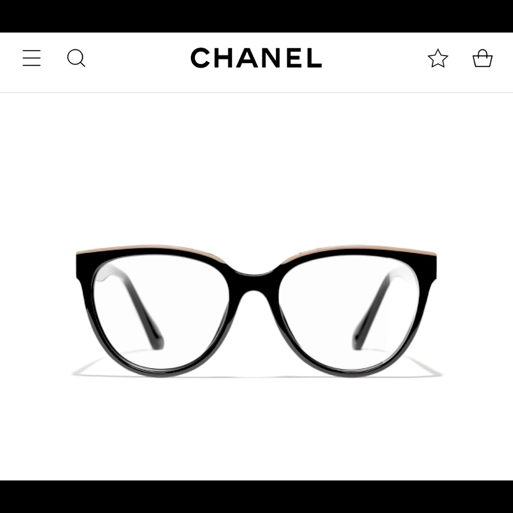 Chanel butterfly eyeglasses